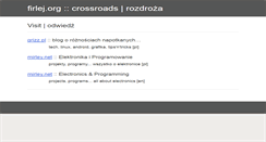 Desktop Screenshot of firlej.org
